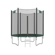 Trampolin Ø 183 cm s mrežom za vrt, zelena
