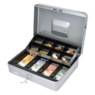 Blagajna za tržnice s pretincima za novčanice i kovanice