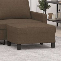 Tabure, 70 x 55 x 41 cm, od tkanine, smeđa