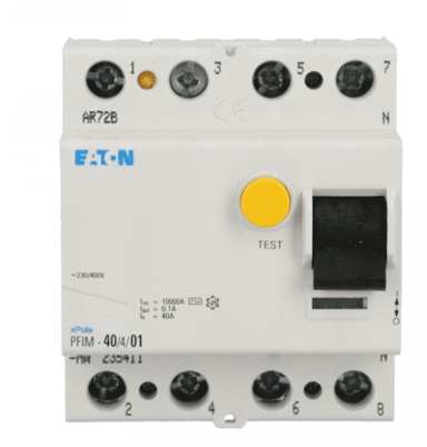 EATON Diferencijalni prekidač PFIM-40/4/01-MW, 235411, 4P, 40 A, 100 mA, tip AC