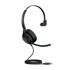 JABRA Slušalice Evolve2 50 UC, crne, on-ear, Mono, USB-A