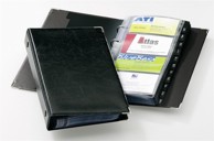 DURABLE Visifix album za posjetnice, smeđa