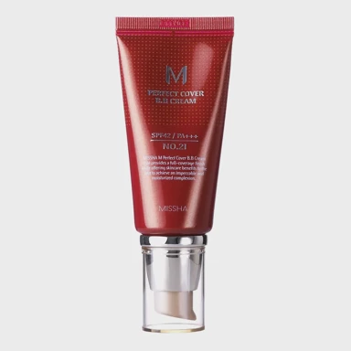 MISSHA BB krema M Perfect Cover BB Cream SPF42/PA++ 21 Light Beige 50 ml