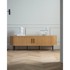UNIQUE FURNITURE TV komoda u dekoru hrasta u prirodnoj boji 56x180 cm Nola
