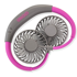 UNOLD Ventilator za vrat 86699, osobni ovlaživač i ventilator, antracit, ljubičasta