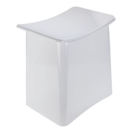 WENKO Bijela stolica s prostorom za odlaganje Wing, 33 l