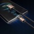 MCDODO Kabel USB-A na USB-C, 1 m, 6 A, 100 W, LED, zlatni