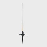 MARKSLOJD Garden 24 vanjska spear 3w black/clear fixed led ip44 ma107719