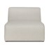 SCANDIC Bež/krem modularna sjedeća garnitura Roxy, 90x98x73 cm