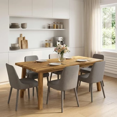 Pravokutni stolni vrh 130 x 60 x 3 cm, pravokutni, živi rub 1 strana, bijeli