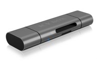 ICY BOX Čitač memorijskih kartica IB-CR201-C3, USB-C, USB-A, Micro-B na SD, microSD