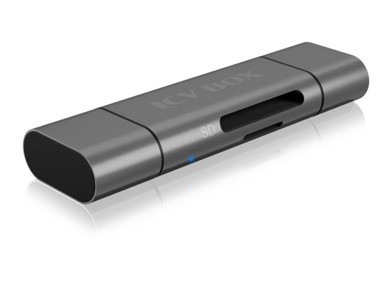 ICY BOX Čitač memorijskih kartica IB-CR201-C3, USB-C, USB-A, Micro-B na SD, microSD