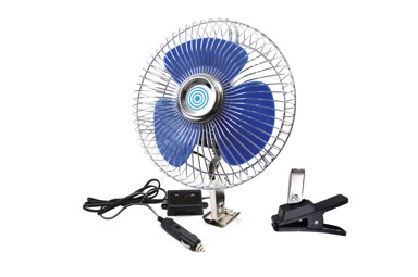 AMIO Ventilator za auto metalni na šaraf + hvataljka CFAN-15, 12V,