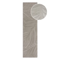 FLAIR RUGS Svijetlo siva vunena staza 60x230 cm Lino Leaf 