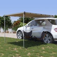 Tenda za kamp-prikolicu i karavan, 1,8 x 2,5 x 2,15 m, bež