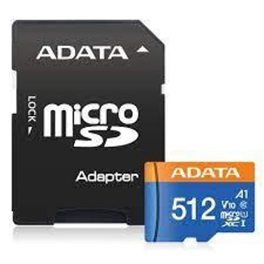 ADATA Memorijska katica Premier, microSDHC, 512GB, UHS-I, CL10, 100/20 MB/s, adapter