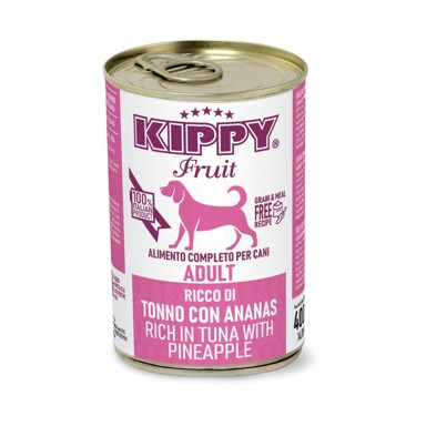 KIPPY Hrana za pse Fruit Adult tuna i ananas, 400 g konzerva