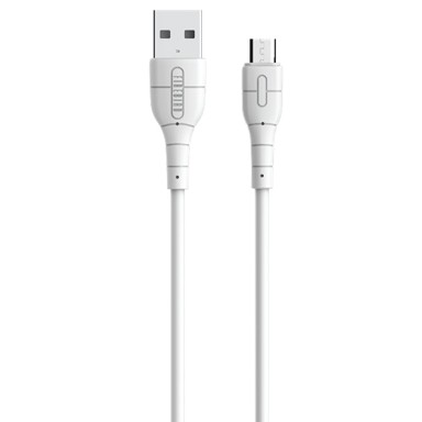 ADDA Adapter za mobitel USB-101-WH, USB-a na MicroUSB kabel, 2.1A, 1m, bijeli