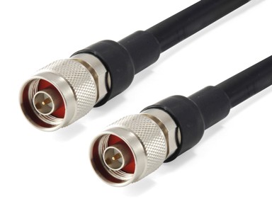 LEVELONE Antenski kabel CFD-400, 1 m, N muški na N muški, crna