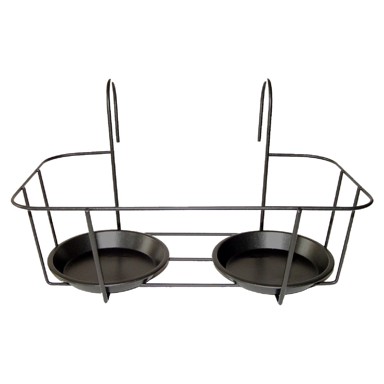 ESSCHERT DESIGN Metalni držač tegli za cvijeće Duo, metal, prirodna