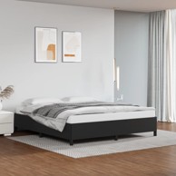 Okvir za krevet crni 160x200 cm od umjetne kože