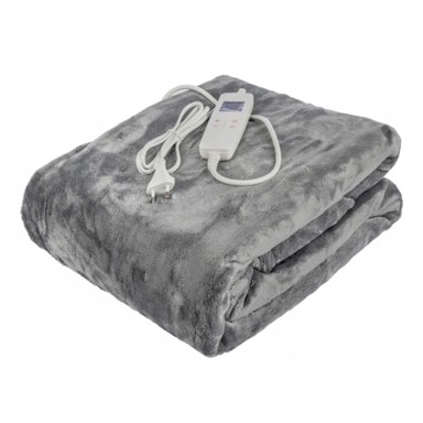 MG Soft heat Blanket grijana deka, 160 × 180 cm, sivi