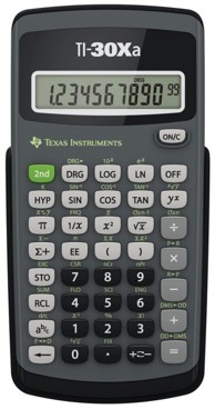 TEXAS INSTRUMENTS Kalkulator TI-30XA, tehnički