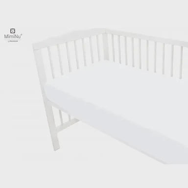 MIMINU Plahta s elastičnom trakom, 120X60 cm, bijela