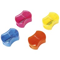 CONNECT Šiljilo PVC s PVC kutijom, 6009, 1 rupa, sortirano