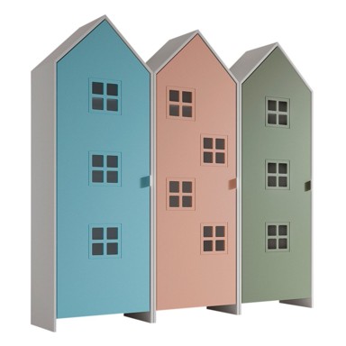 VIPACK Dječja garderoba 173x171,5 cm CASAMI BRUGES