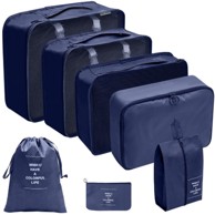 LIVEFY Organizator putni set LuxePack, 7 kom, plava