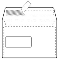 LIPA MILL Kuverte C5-BB/PL strip 90 g 1000 kom 0028