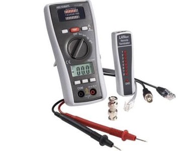 VOLTCRAFT Digitalni multimetar CT-3 s testerom kabela