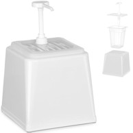 HENDI Dozator majoneze s pumpicom 2,5 l, bijeli 203545