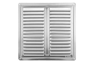 HACO Ventilacijska rešetka NVM, poklopac, 200 × 200 mm, nehrđajući čelik