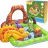 BESTWAY Vodeno igralište DINOSAURI 53172, 262x188x102 cm, s toboganom i priborom