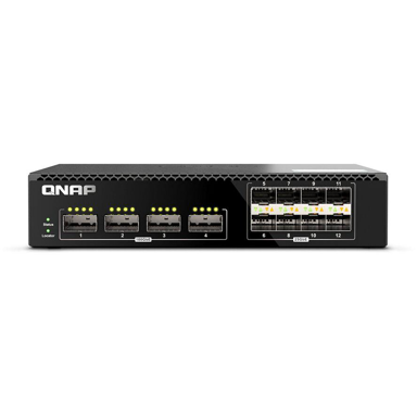 QNAP Mrežni preklopnik QSW-M7308R-4X, 12 x RJ-45, upravljani L2, 1U