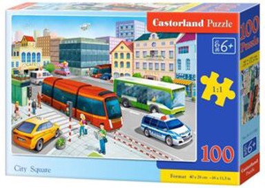 CASTORLAND Puzzle Gradski trg, 100 kom