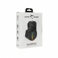 WHITE SHARK Miš GM-9006 Marrok, crni, RGB, 12.000 DPI, gaming