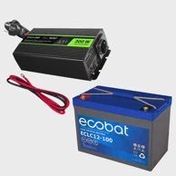 Sustav za centralno grijanje, inverter 300/600W + baterija 12V 110Ah