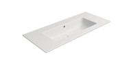 GSI PURA Umivaonik, 102x46 cm, slim izvedba, bez otvora, keramika, bijela mat