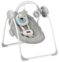 MOMI Njihalica za bebe LISS, medvjed, plava