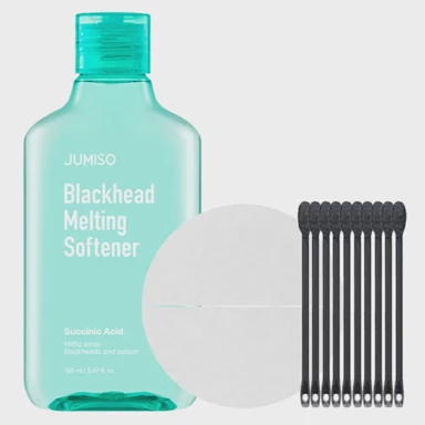 JUMISO Njega pora Blackhead Melting Softener + Cotton Pads + Cotton Swabs 150 ml/40 kom/10 kom