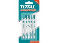 TOTAL Listovi ubodne pile TAC51101D za drvo 75 mm set 5 kom