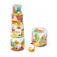 JANOD Puzzle Moja prva kokošija piramida