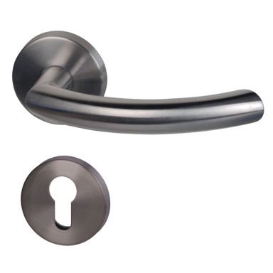 ALPERTEC Kvaka za vrata, cilindar, inox Kingatone II-R