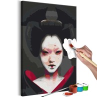 Slika za samostalno slikanje Black Geisha 40x60