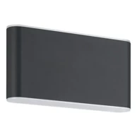 Zidna lampa, 2xLED, 2x2,9W, IP65, 175x90, Grutti, 901026, crna