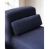 KAVE HOME Tamno plavi jastuk za modularnu sofu Neom, 72x8x24 cm