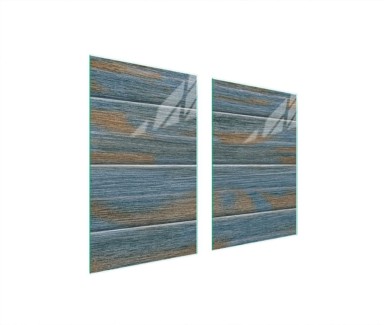 TMK Staklena zaštita za štednjak ili ploču za kuhanje 65x52, drvo